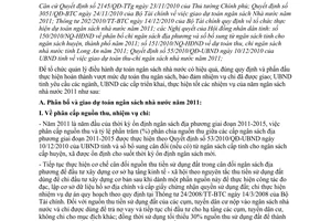 Chỉ thị 03/2011/CT-UBND thực hiện quản lý điều hành ngân sách nhà nước Long An