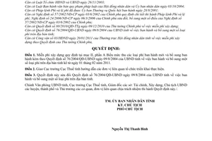 Quyết định 03/2011/QĐ-UBND miễn phí xây dựng