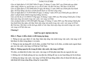 Thông tư 04/2011/TT-BVHTTDL Quy định thực hiện nếp sống văn minh