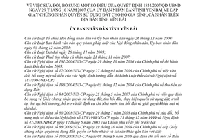 Quyết định 03/2011/QĐ-UBND sửa đổi cấp giấy chứng nhận quyền sử dụng đất