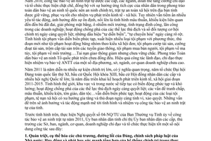 Chỉ thị số 05/2011/CT-UBND bảo vệ an ninh trật tự năm 2011 tỉnh Hải Dương