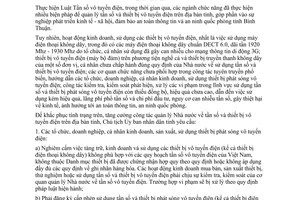 Chỉ thị 01/2011/CT-UBND tăng cường công tác quản lý tần số vô tuyến điện