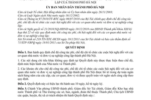 Quyết định 08/2011/QĐ-UBND chế độ công tác phí, chi tổ chức cuộc hội