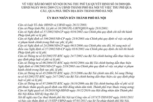 Quyết định 05/2011/QĐ-UBND bãi bỏ thu phí tại Quyết định 38/2009/QĐ-UBND