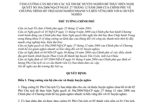 Quyết định 08/2011/QĐ-TTg  tăng cường cán bộ cho xã huyện nghèo