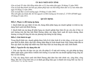 Quyết định 03/2011/QĐ-UBND tiêu chí phân hạng doanh nghiệp