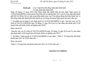 Công văn 01/VP  đính chính văn bản