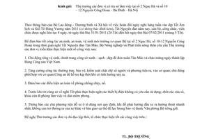 Công văn 535/BNN-VP đảm bảo an ninh an toàn vệ sinh môi trường cơ quan Bộ