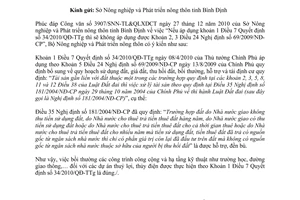 Công văn 184/BNN-KTHT hướng dẫn Quyết định 34/2010/QĐ-TTg