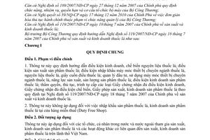 Thông tư 02/2011/TT-BCT hướng dẫn Nghị định 119/2007/NĐ-CP sản xuất kinh doanh
