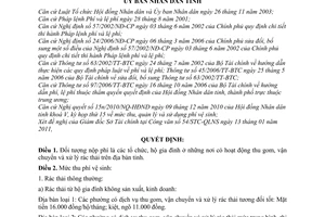 Quyết định 05/2011/QĐ-UBND mức thu quản lý sử dụng phí vệ sinh