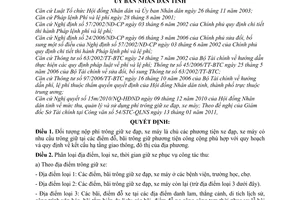 Quyết định 04/2011/QĐ-UBND mức thu, quản lý và sử dụng phí trông giữ xe đạp