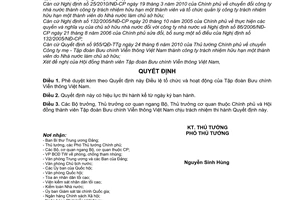 Quyết định 180/QĐ-TTg phê duyệt Điều lệ tổ chức và hoạt động