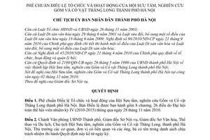 Quyết định 632/QĐ-UBND phê chuẩn Điều lệ Tổ chức hoạt động Hội
