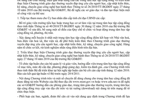 Công văn 913/BGDĐT-GDTX nâng cao hiệu quả hoạt động trung tâm học tập