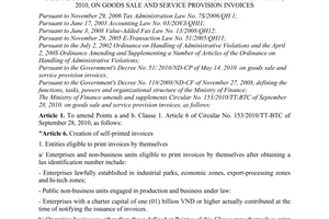 Circular No. 13/2011/TT-BTC amending and supplementing circular No. 153