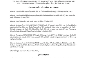 Quyết định 03/2011/QĐ-UBND định mức chi tiêu phục vụ hoạt động hội đồng nhân dân