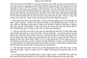 Chỉ thị 04/2011/CT-UBND về tăng cường biện pháp phòng cháy, chữa cháy rừng và câ