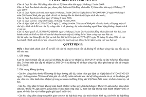 Quyết định 07/2011/QĐ-UBND chính sách hỗ trợ cán bộ chuyên trách