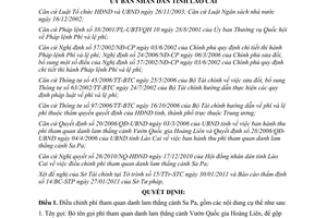 Quyết định 05/2011/QĐ-UBND điều chỉnh phí tham quan danh lam thắng cảnh Sa Pa