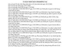 Quyết định 14/2011/QĐ-UBND quản lý đầu tư xây dựng trong các khu công nghiệp