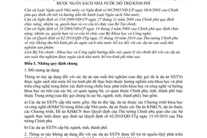 Thông tư liên tịch 22/2011/TTLT-BTC-BKHCN hướng dẫn quản lý tài chính