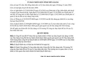 Quyết định 466/QĐ-UBND công bố sửa đổi bộ thủ tục hành chính