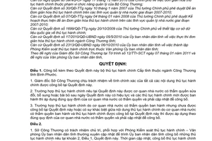 Quyết định 08/2011/QĐ-UBND công bố bộ thủ tục hành chính Cấp tỉnh