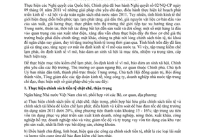 Nghị quyết 11/NQ-CP những giải pháp chủ yếu tập trung kiềm chế lạm phát