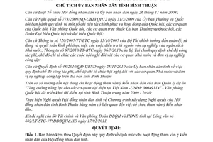 Quyết định 529/QĐ-UBND 2011 mức chi hoạt động tham vấn ý kiến nhân dânBình Thuận