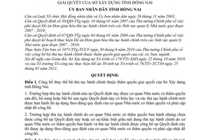 Quyết định 451/QĐ-UBND  công bố thay thế bộ thủ tục hành chính