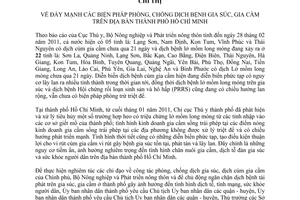 Chỉ thị 07/2011/CT-UBND đẩy mạnh biện pháp phòng, chống dịch bệnh gia súc