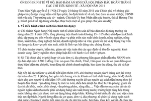 Chỉ thị 08/CT-UBND giải pháp kiềm chế lạm phát ổn định kinh tế vĩ mô bảo đảm an sinh xã hội hoàn thành chỉ tiêu kinh tế xã hội 2011