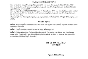 Quyết định 01/2011/QĐ-UBND  công bố văn bản hết hiệu lực thi hành