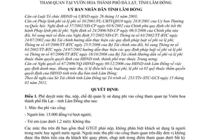 Quyết định 09/2011/QĐ-UBND duyệt mức thu, nộp, chế độ quản lý sử dụng phí