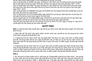 Quyết định 24/2011/QĐ-UBND công bố bộ thủ tục hành chính cấp tỉnh