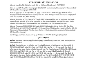 Quyết định 08/2011/QĐ-UBND công tác thi đua, khen thưởng