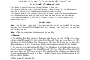 Quyết định 747/2011/QĐ-UBND sửa đổi Quy định dạy thêm, học thêm