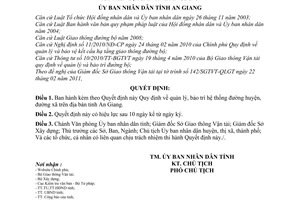 Quyết định 07/2011/QĐ-UBND  quản lý, bảo trì hệ thống đường huyện