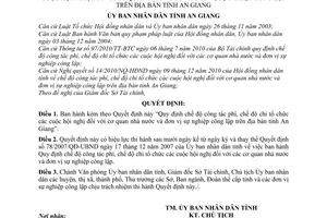 Quyết định 08/2011/QĐ-UBND chế độ công tác phí, chi tổ chức hội nghị