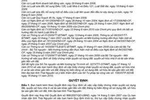 Quyết định 12/2011/QĐ-UBND Quy định về việc cấp Giấy chứng nhận quyền sử dụng