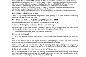 Thông tư 35/2011/TT-BTC hướng dẫn thuế giá trị gia tăng dịch vụ viễn thông