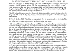 Chỉ thị 06/CT-UBND 2011 ổn định tiền tệ kiểm soát lạm phát bảo đảm an sinh xã hội Thái Nguyên