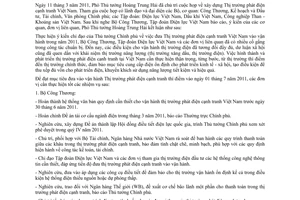 Thông báo 53/TB-VPCP ý kiến kết luận Phó Thủ tướng Hoàng Trung Hải