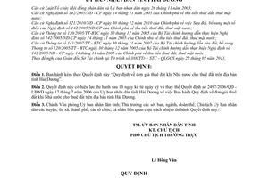 Quyết định 08/2011/QĐ-UBND đơn giá thuê đất khi Nhà nước cho thuê đất