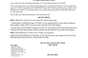 Quyết định 04/2011/QĐ-UBND bãi bỏ văn bản tỉnh Tuyên Quang