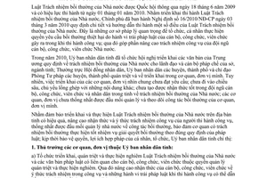 Chỉ thị số 01/2011/CT-UBND triển khai thực hiện trách nhiệm bồi thường Bến Tre