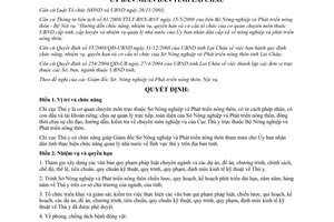 Quyết định 08/2011/QĐ-UBND chức năng cơ cấu tổ chức của Chi cục Thú y Lai Châu