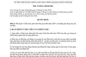 Quyết định 448/QĐ-TTg  phê duyệt Chiến lược phát triển Hải quan