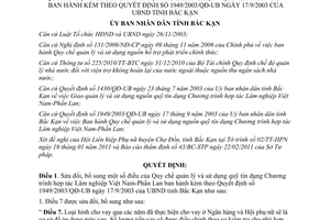 Quyết định 463/2011/QĐ-UBND sử dụng quỹ tín dụng hợp tác lâm nghiệp tỉnh Bắc Kạn